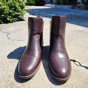 Tommy Hilfiger Women's Brown Leather Boots